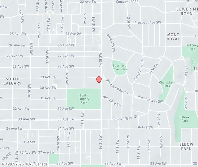 Location Map: 3007 14 St SW Calgary, AB T2T 3V6